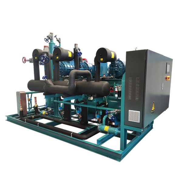 Hanbell screw unit RC2-180B-ZP 2×50HP 100HP low temperature two parallel units - 图片 5