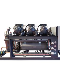 Hanbell screw unit RC2-180B-ZP 2×50HP 100HP low temperature two parallel units